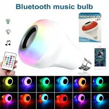 LED 12-Color Smart Light with Bluetooth Speaker