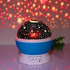 Night Light Star Lamp Starry Sky Projector| Galaxy Projector Starry Sky Rotating LED Night Light| 360° Rotation LED Star Light Lamp Table Night Lamp with 8 Color Lights Projection